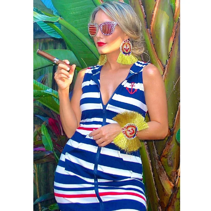 Nautical Glam Statement Look