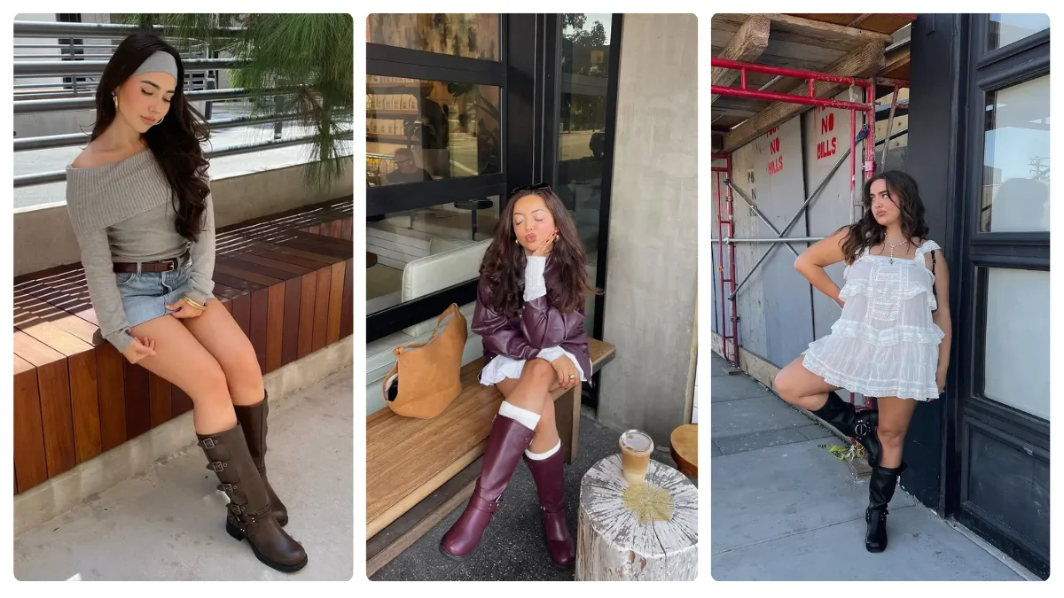 15 Moto Boots Outfit Ideas