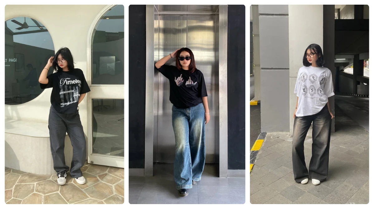 15 Oversized T-shirt Outfit Ideas