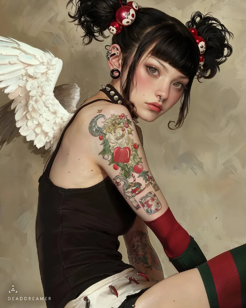 Punk Angel Holiday Look