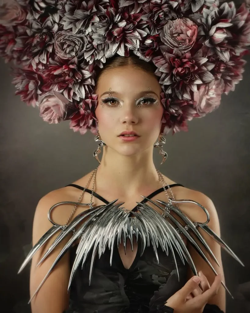 Floral Crowned Metal Queen
