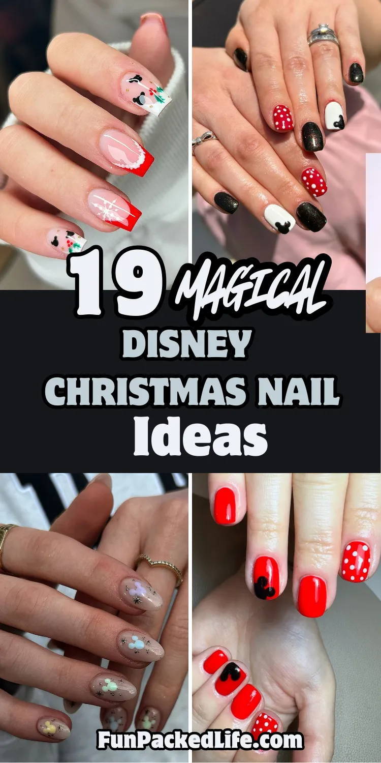 19 Disney Christmas Nail Ideas