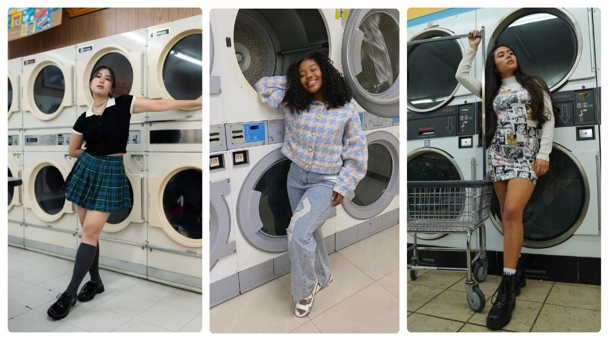 Laundromat Photoshoot Ideas