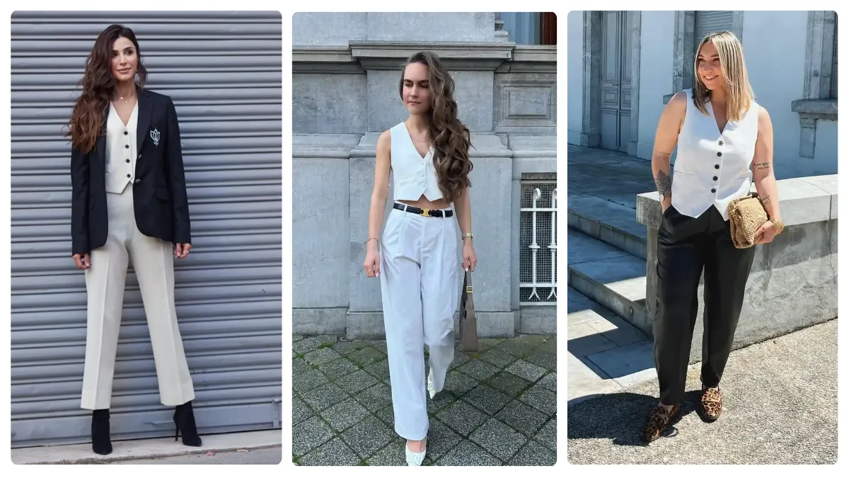 19 White Gilet Outfit Ideas