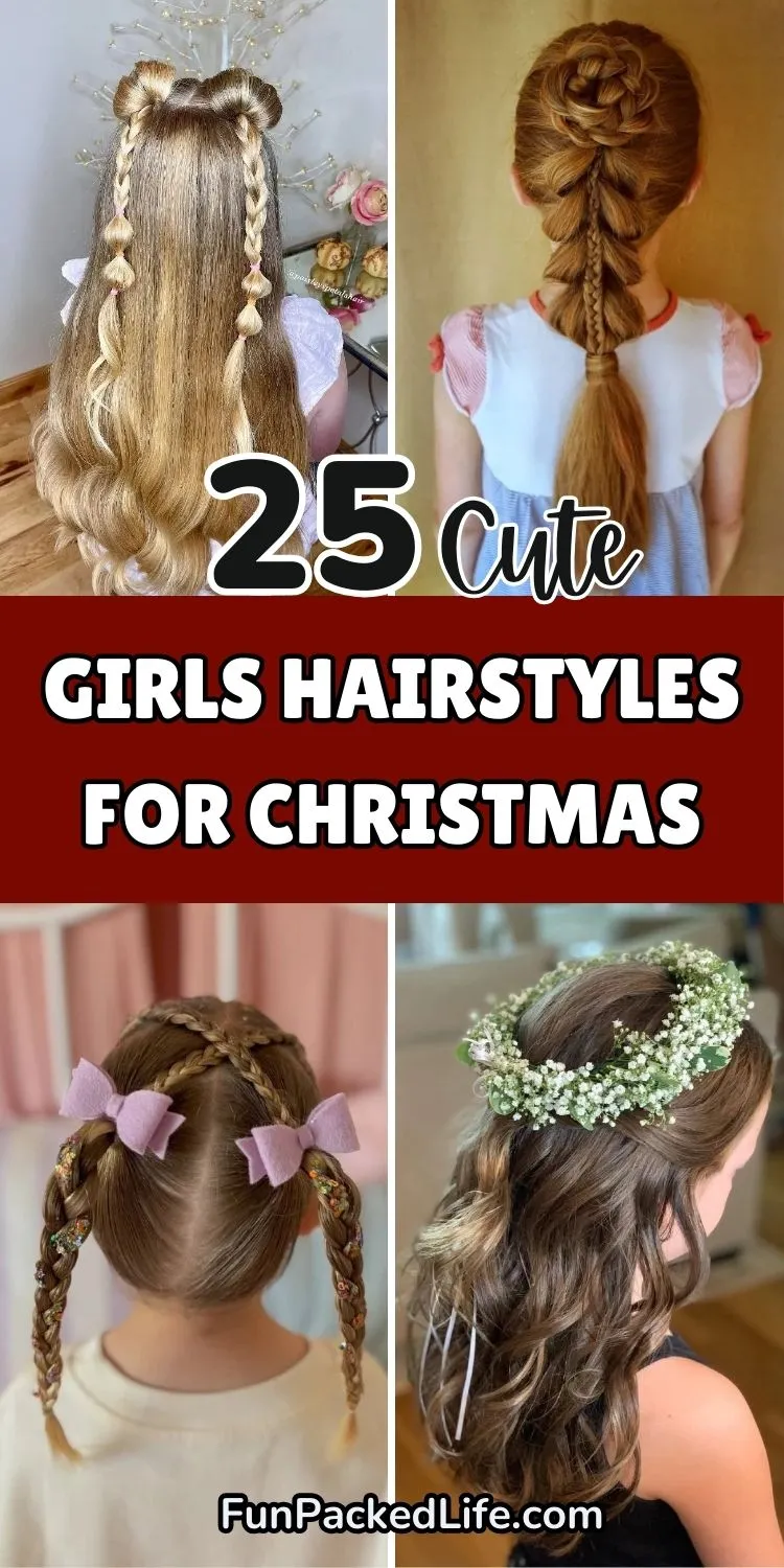 25 Cute Girls Hairstyles For Christmas