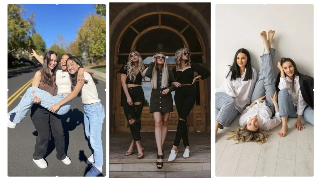 3 Best Friends Photoshoot Ideas