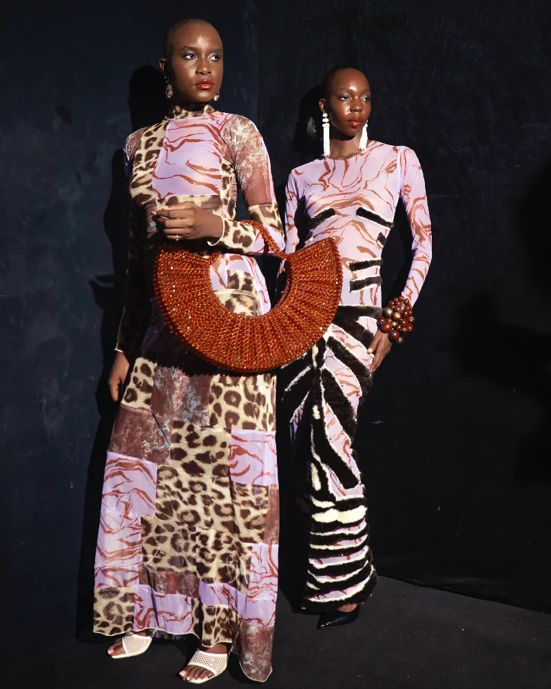 Bold Safari Patchwork Gowns