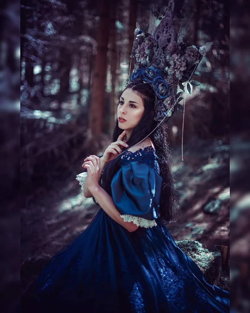 Midnight Forest Enchantress Gown