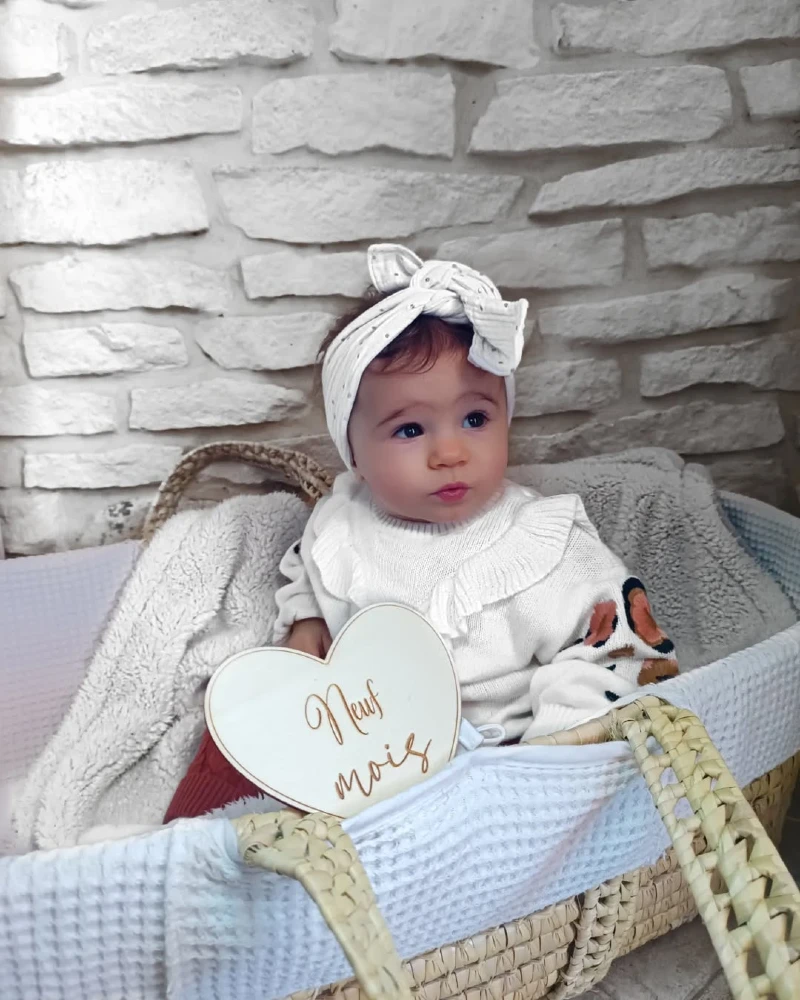 9-Month Baby Photoshoot in a Basket