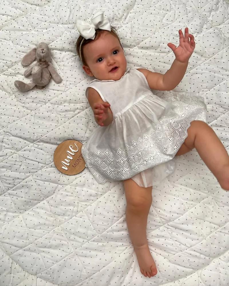 9-Month Baby Photoshoot with Soft Toy