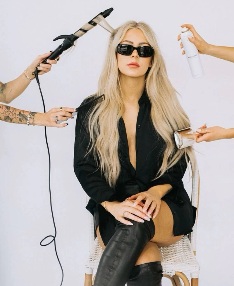 A High-End Salon Photoshoot
