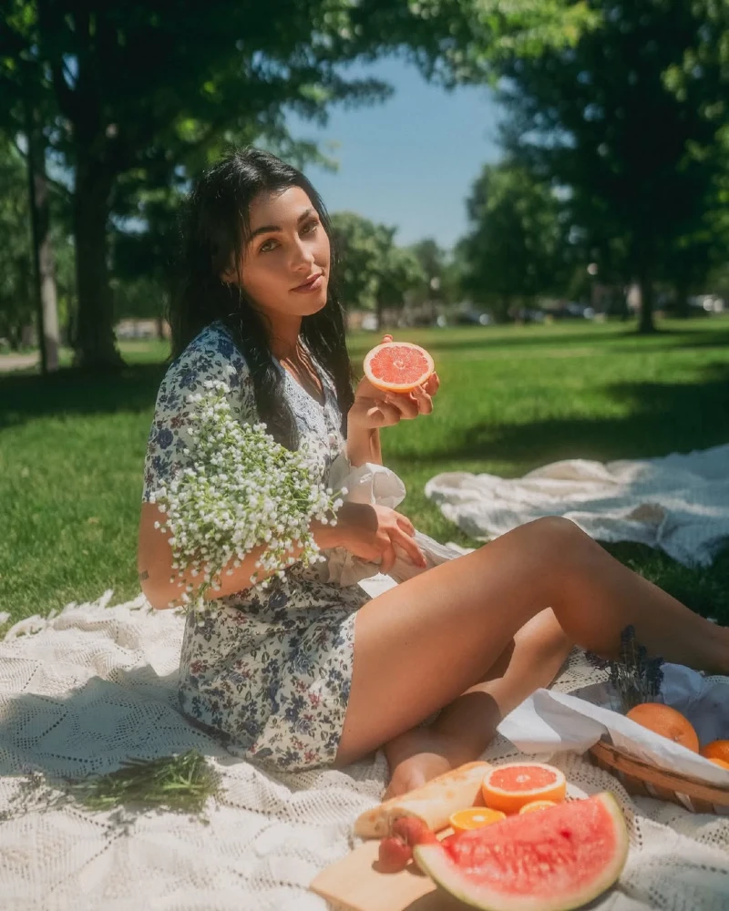 A Refreshing Outdoor Moment