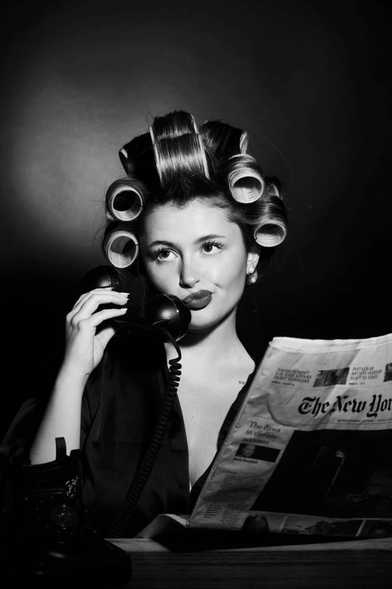 A Vintage-Inspired Salon Photoshoot