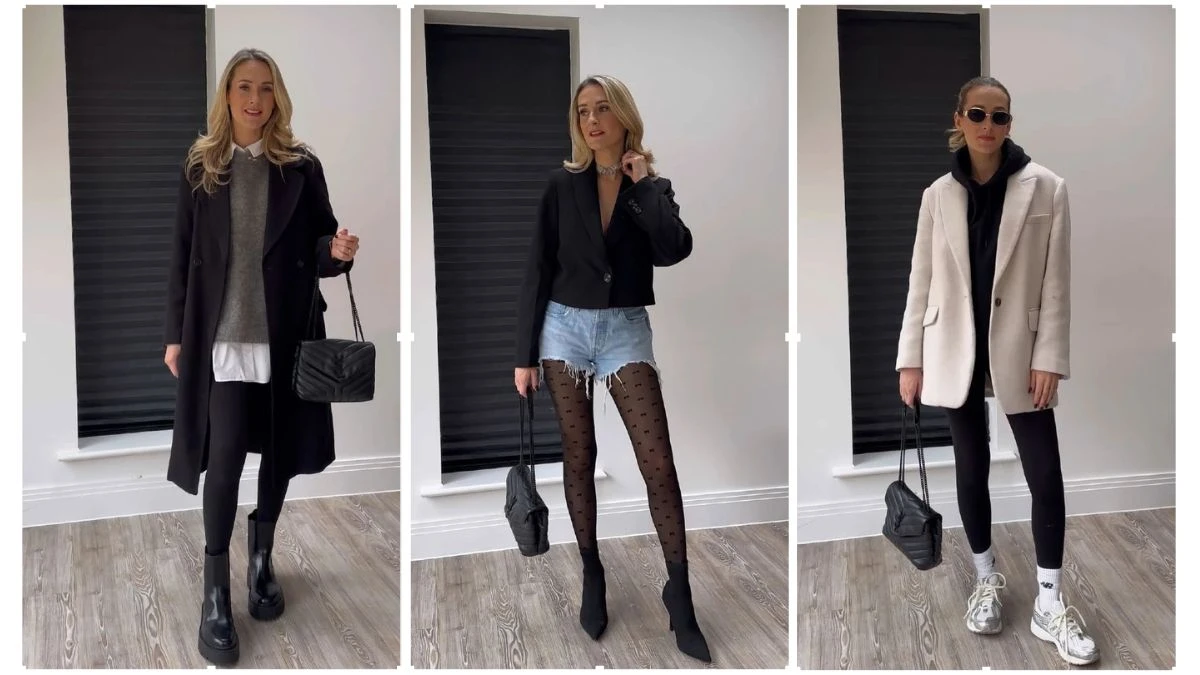 Best Black Leggings Winter Outfit Ideas