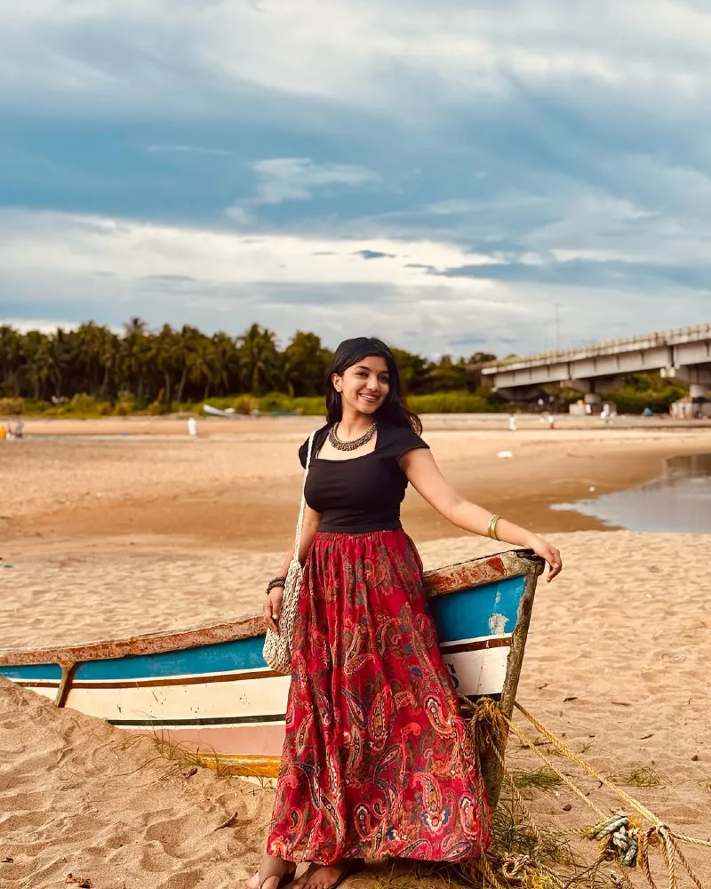 Boho Beach Boat Portrait