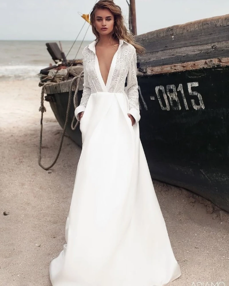 Chic Boho Beach Bridal Look
