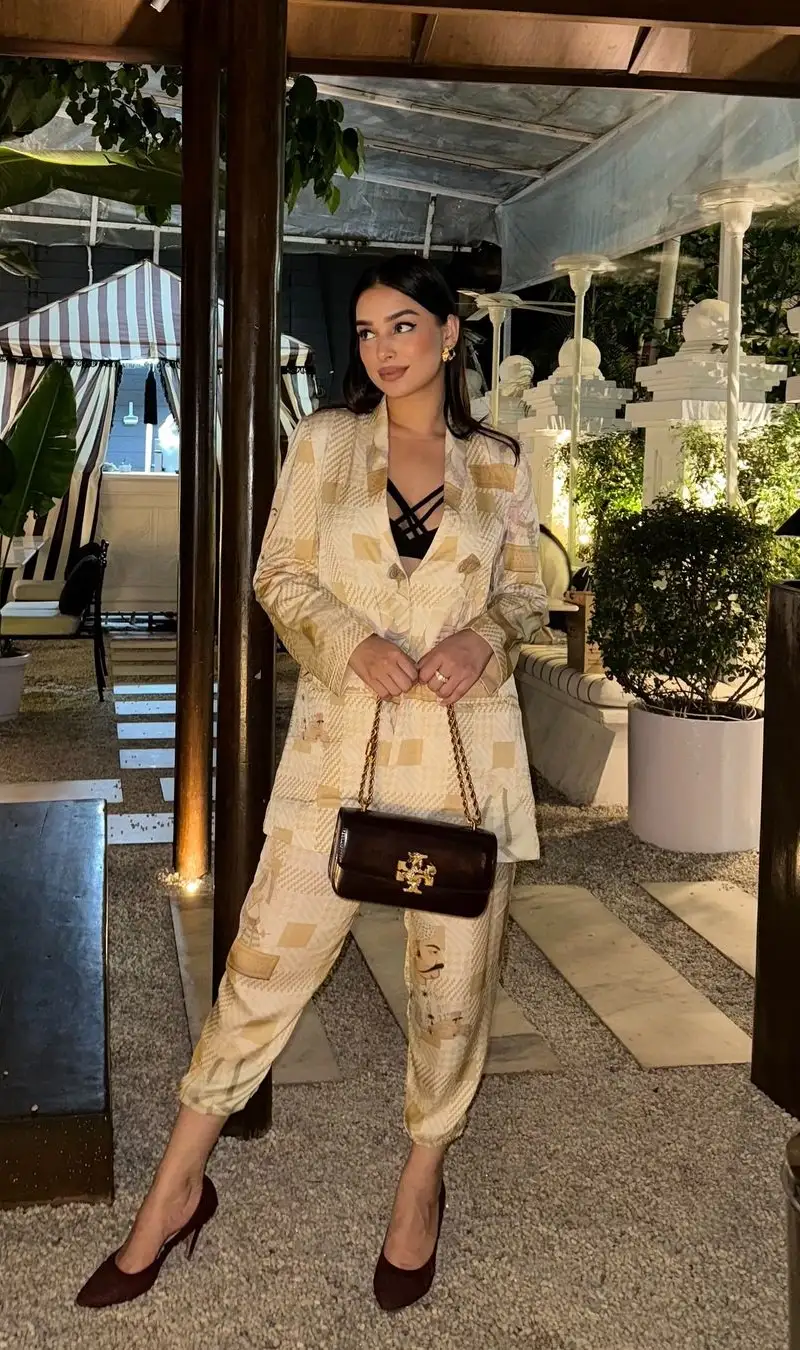 Chic Plaid Power Suit