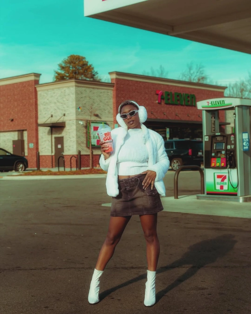 Chilly Vibes at the Gas Station
