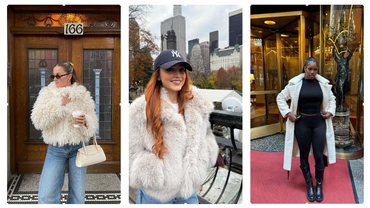 White Fur Coat Outfit Ideas
