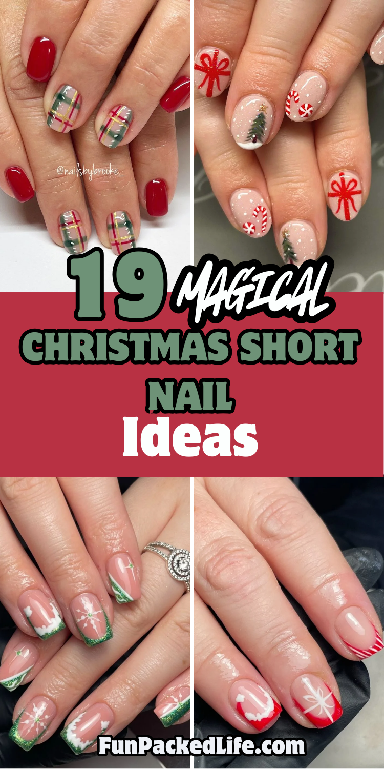 19 Magical Christmas Nail Designs That Work on Natural Nails