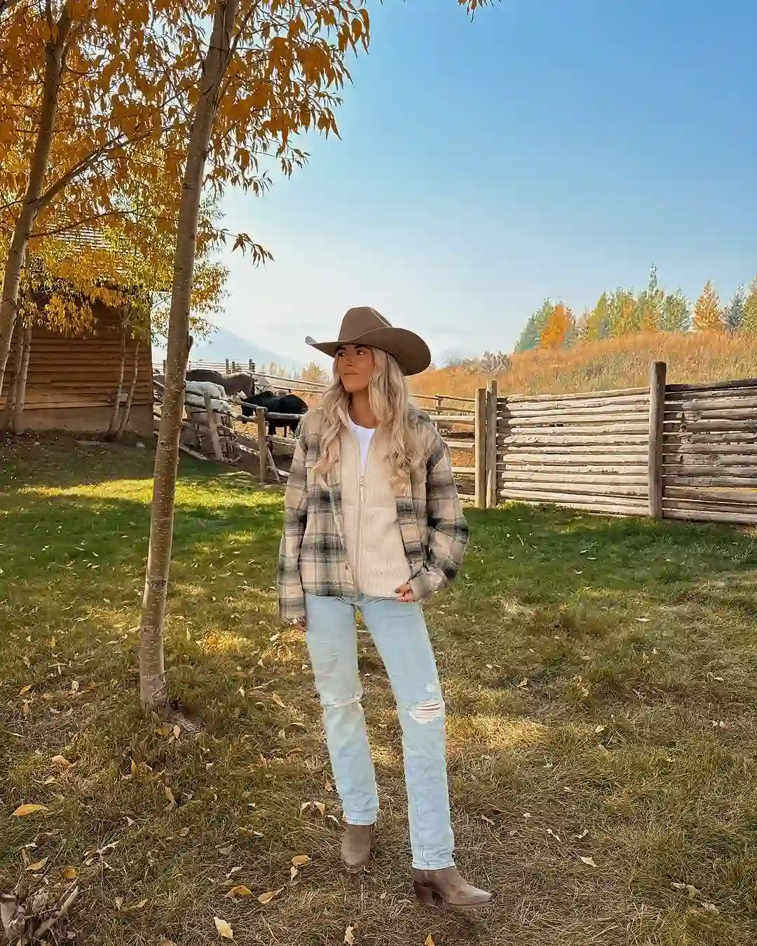 Cozy Ranch Morning Look