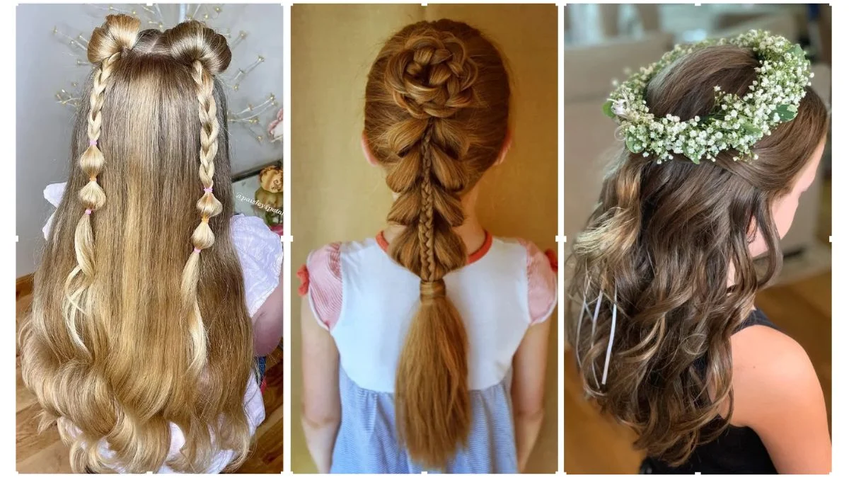 Cute Girls Hairstyles For Christmas