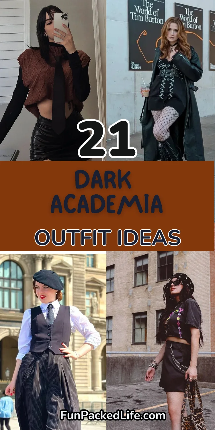 21 Dark Academia Outfit Ideas