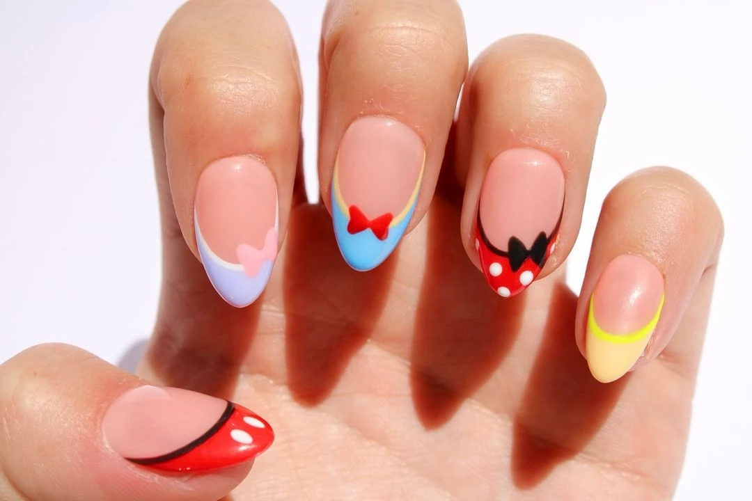  Disney Princess French Tips