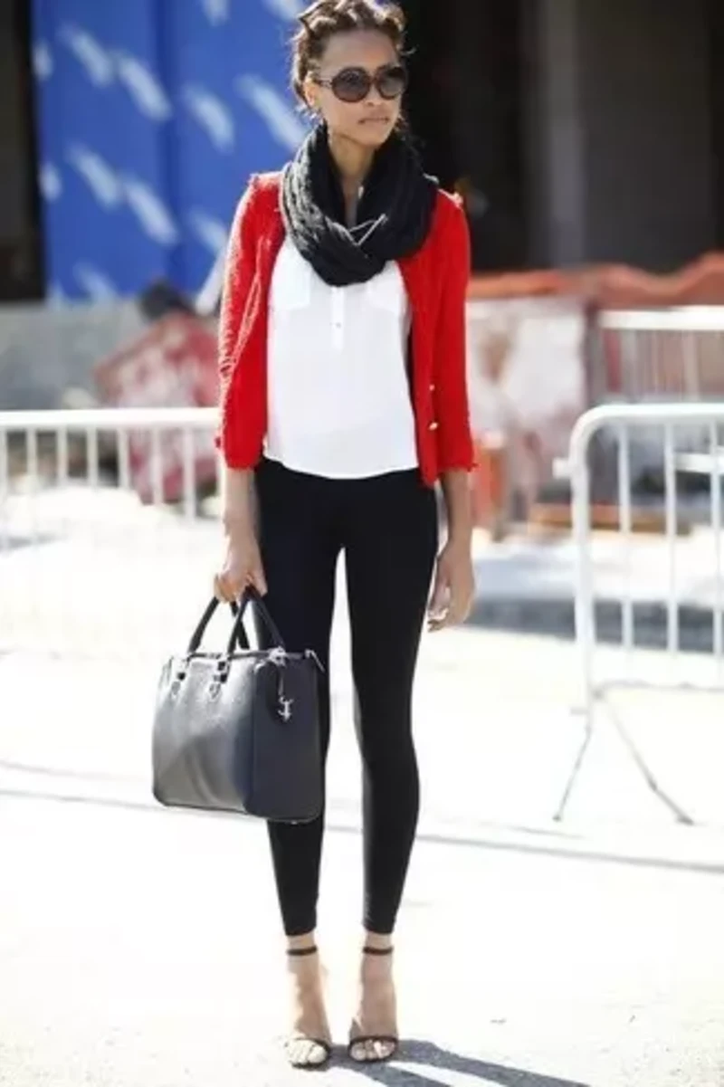 Effortless Chic with a Pop of Color