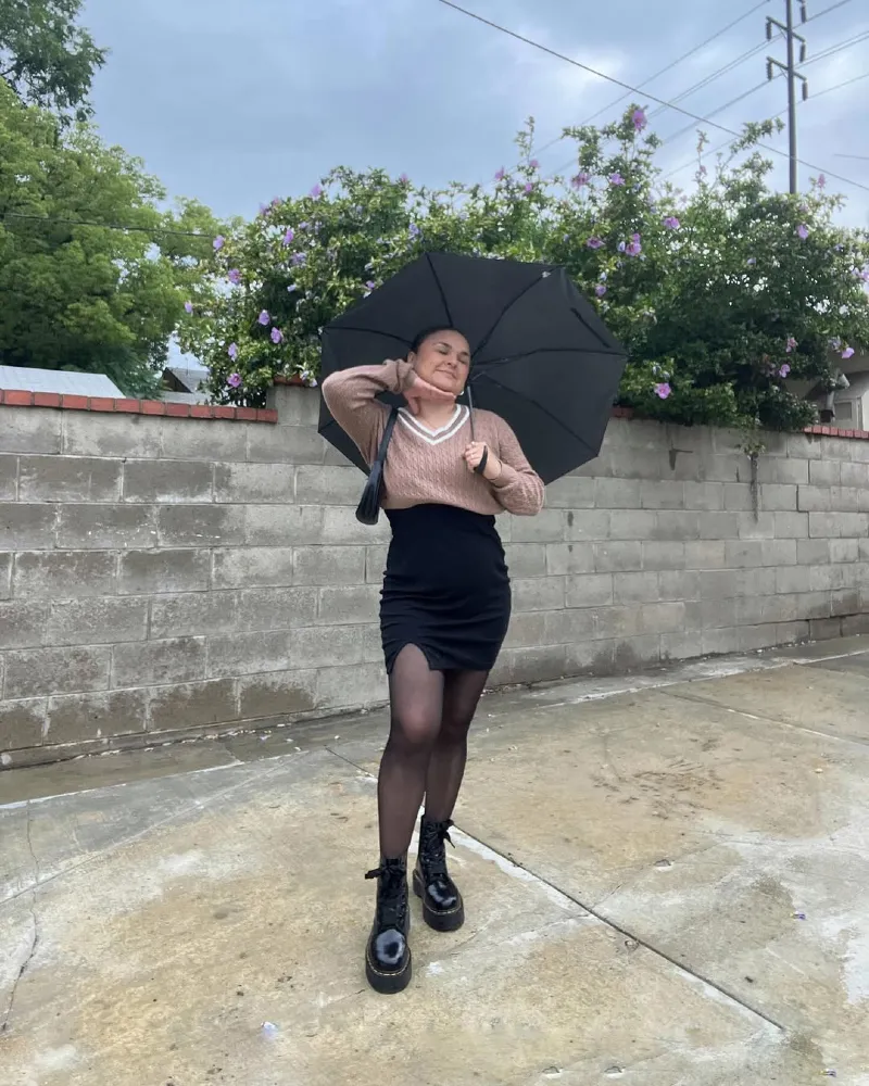 Effortless Style in the Rain