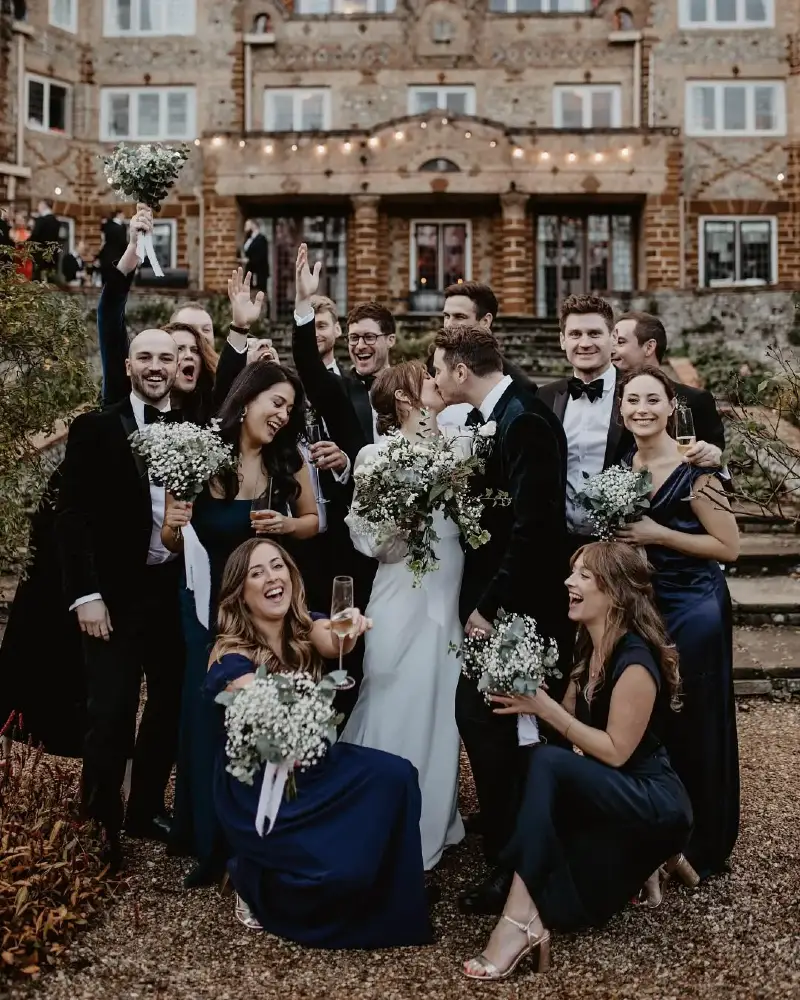 Elegant Wedding Party Look