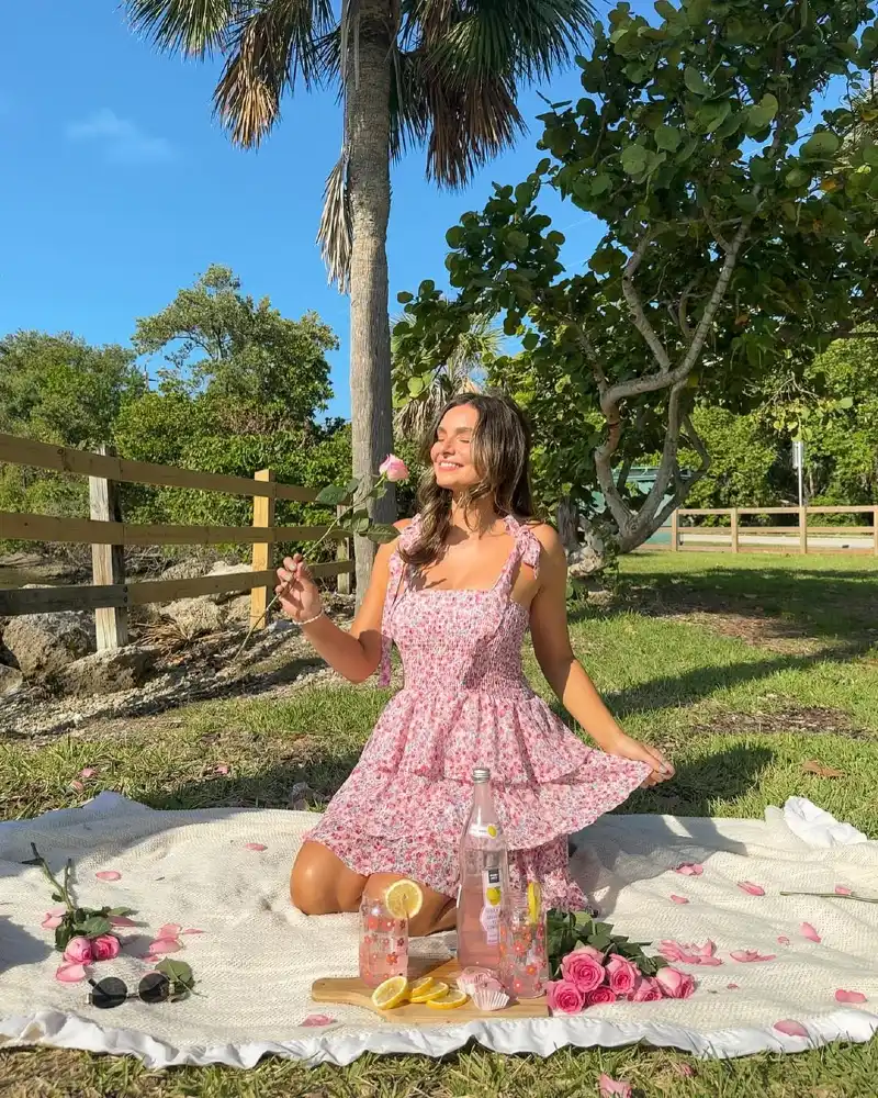 Floral Picnic Charm