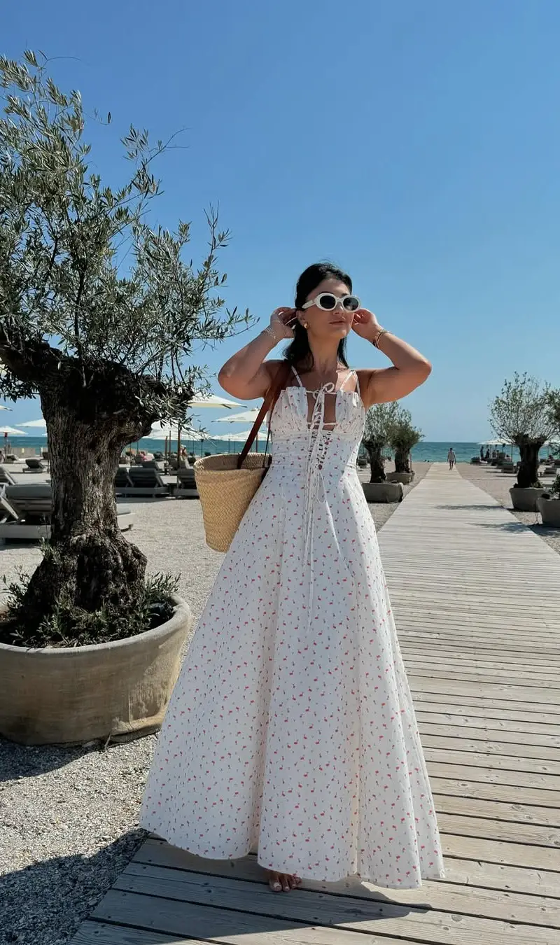 Floral Summer Boho Dress