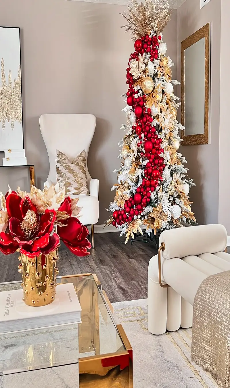 Golden Red Luxury Tree