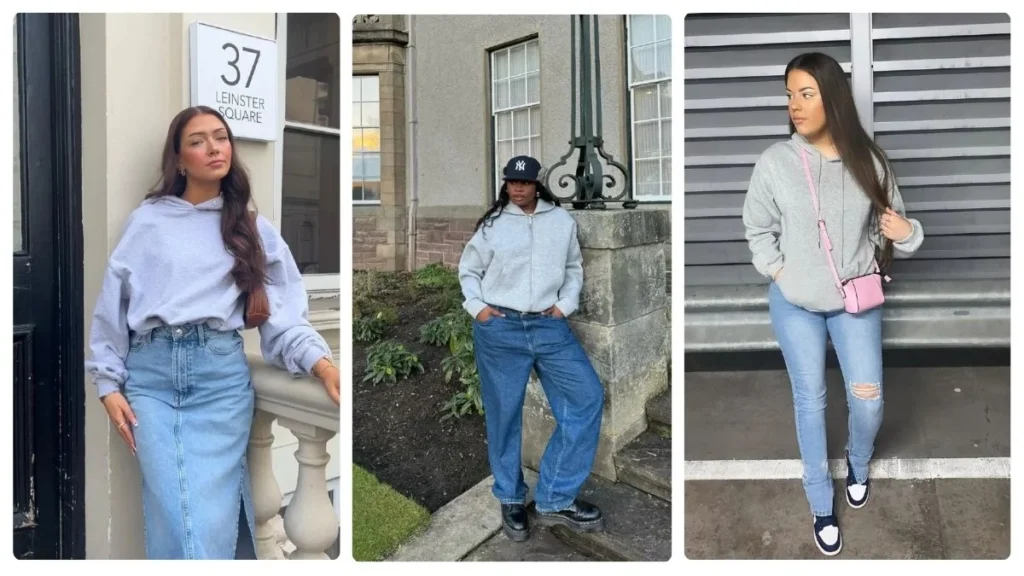 Grey Gap Hoodie Outfit Ideas