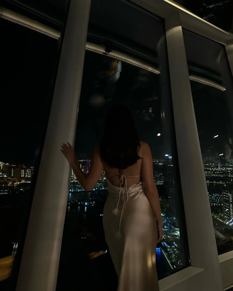 High-Rise Cityscape Silhouette