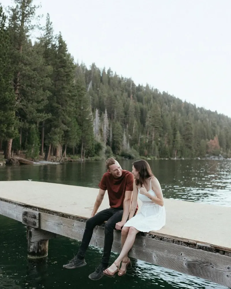 Intimate Dock Conversation