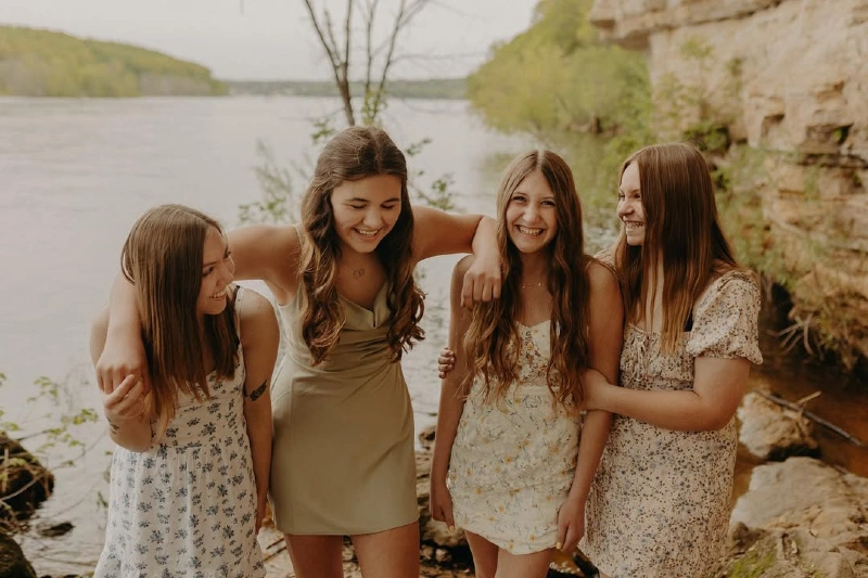 Lakeside Friendship Laughter