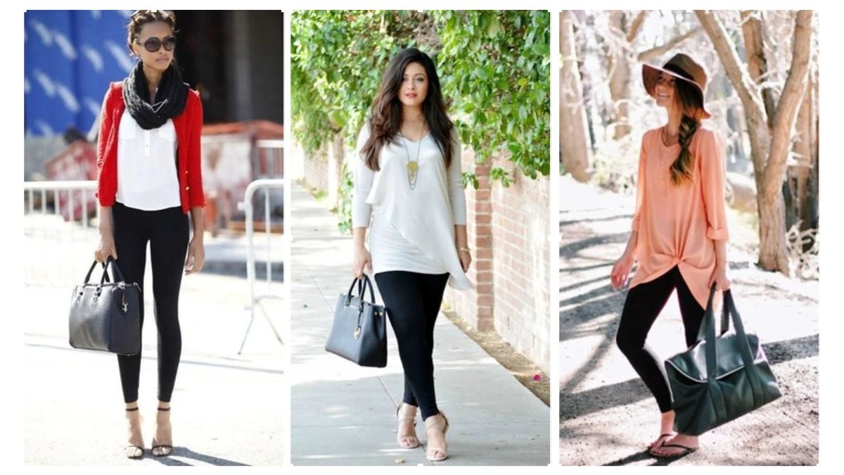 Leggings With Sandals Outfit Ideas