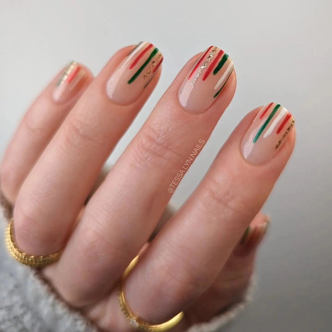 Minimalist Holiday Stripes