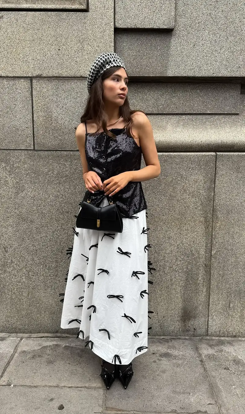 Modern Boho with Bow Details