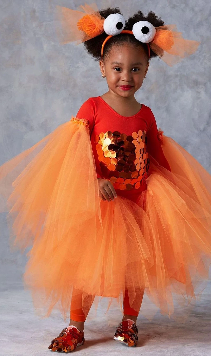 Orange Monster Costume