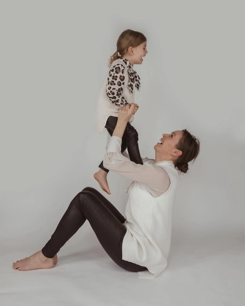 Playful Mother-Daughter Moments
