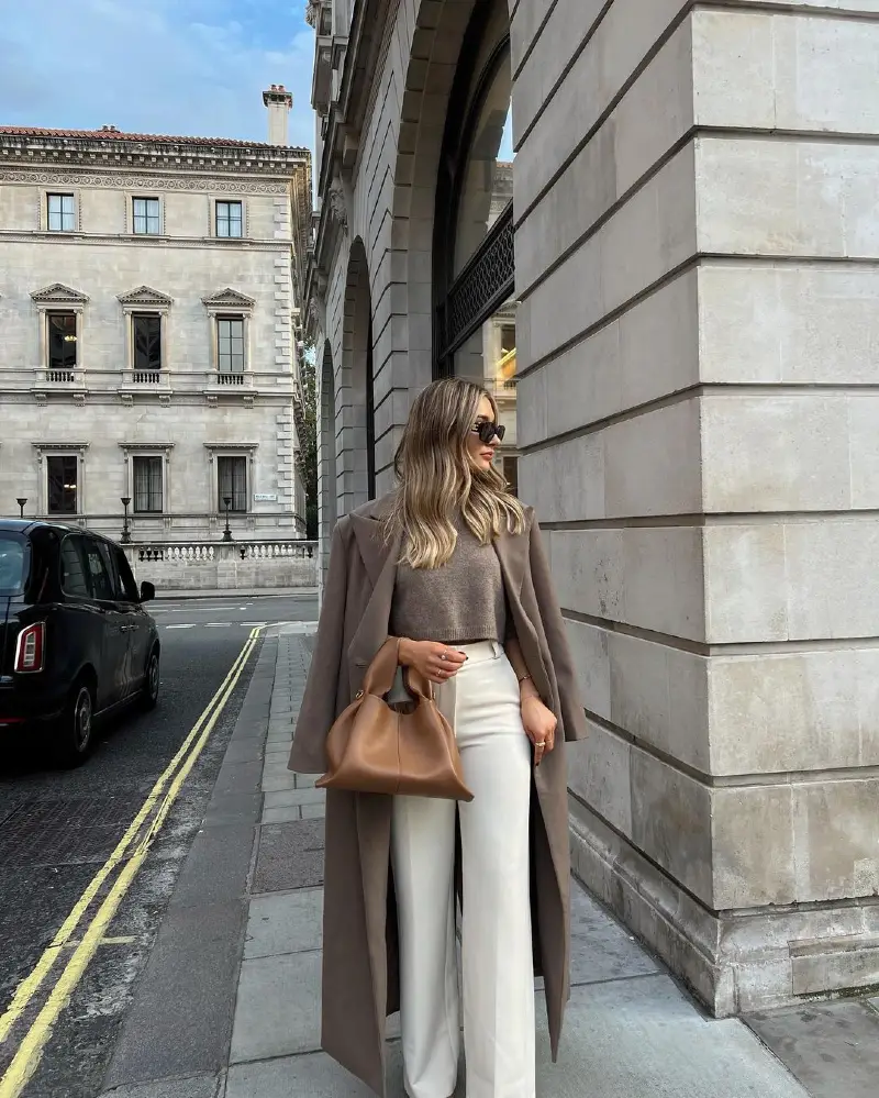 Sophisticated Neutral Layers for a Winter Date