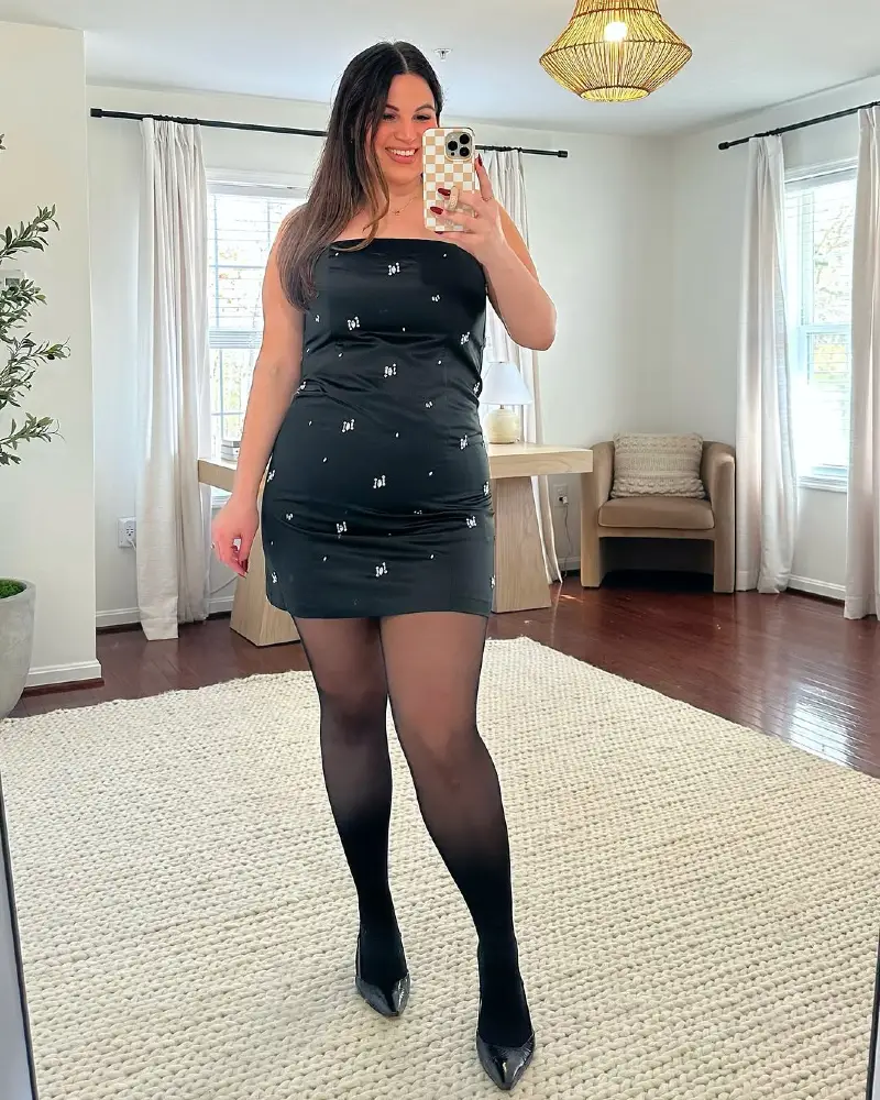 Subtle Glam Mini Dress Ensemble