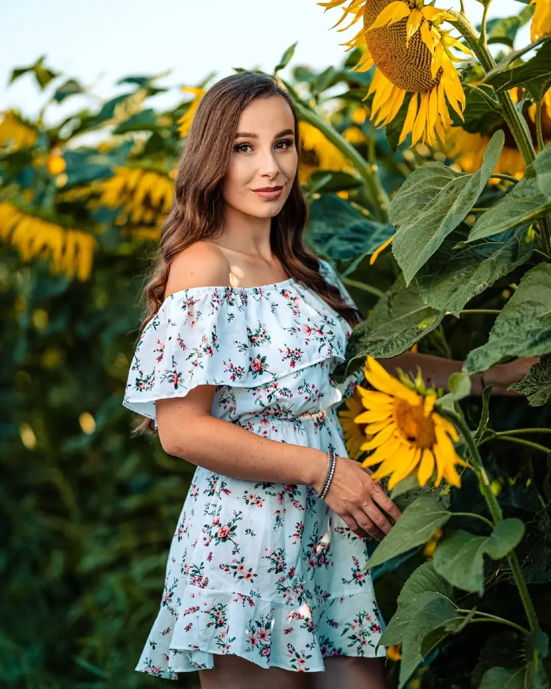 Sunflower and Floral Dress