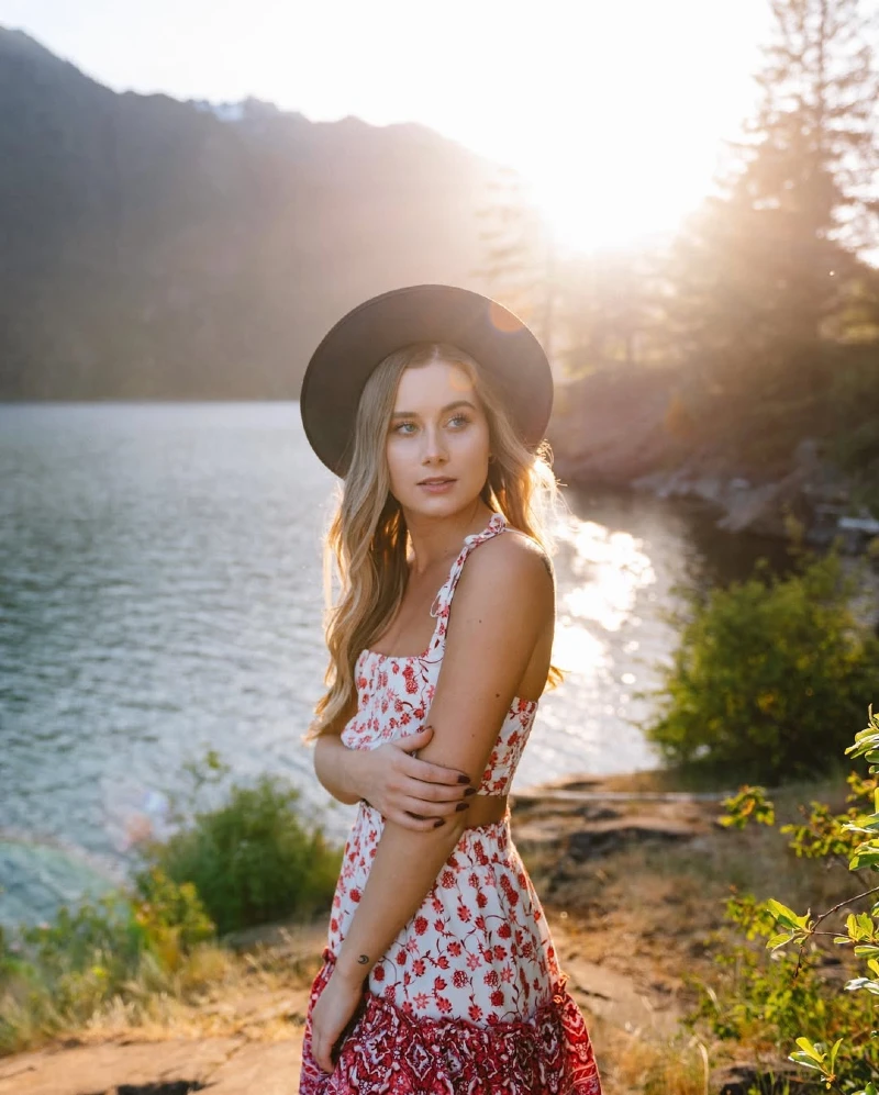 Sunset Lakeside Glow