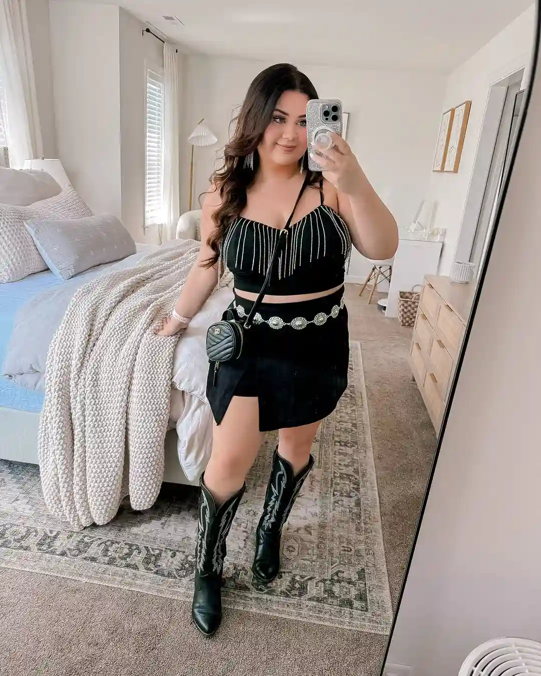 Western Glam Concert Look