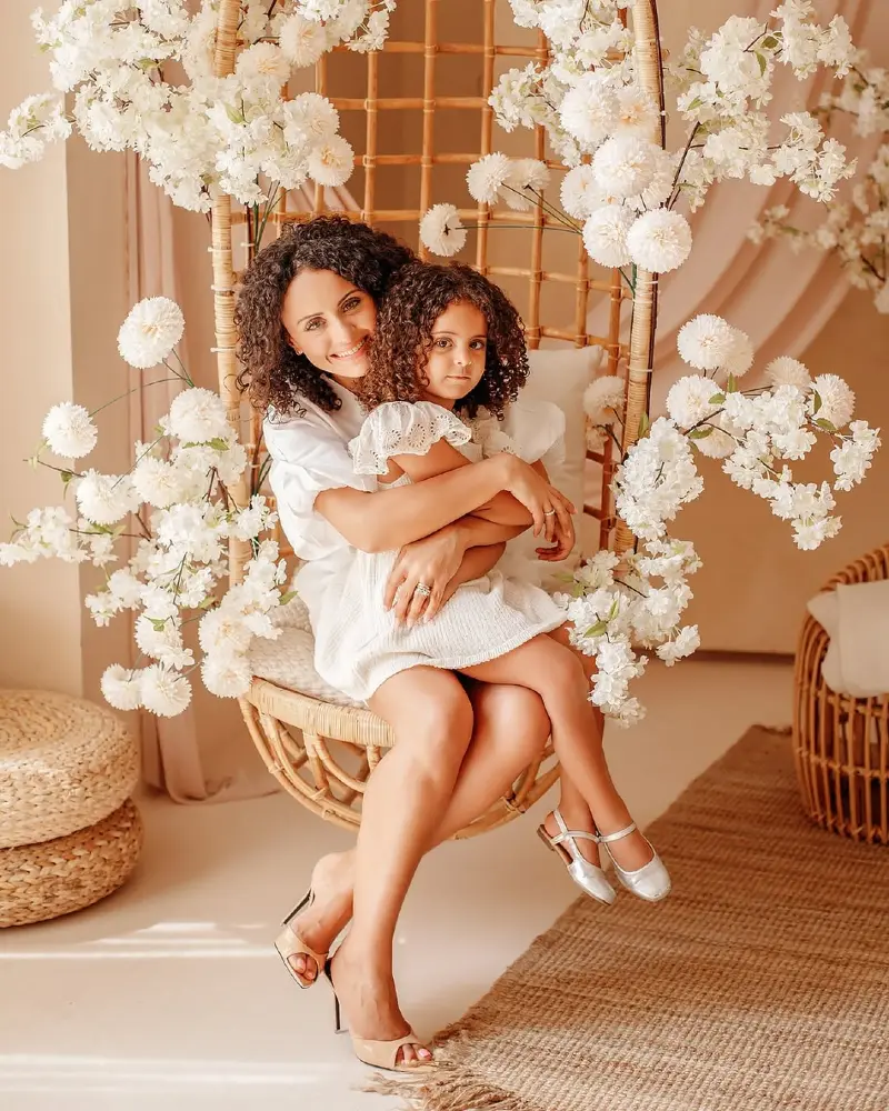 Whimsical Moments in the Hanging Chair