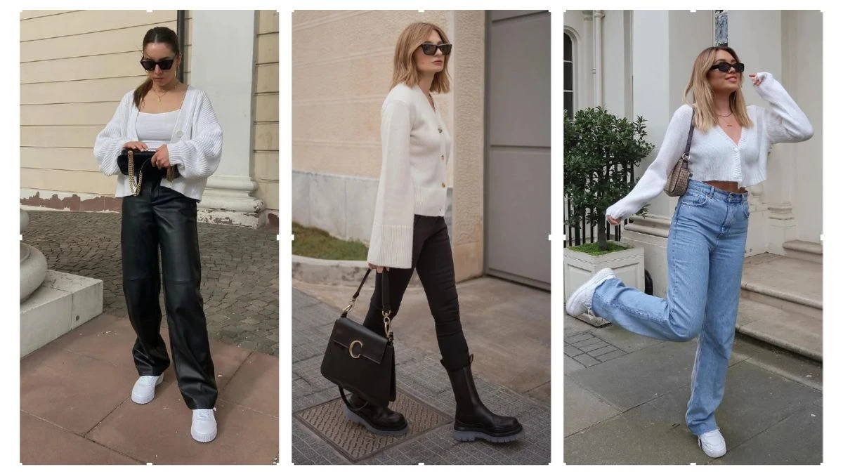 White Cardigan Outfit Ideas